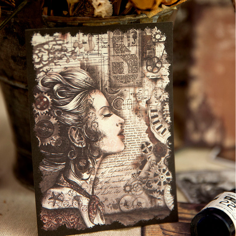 Game of the Times Vintage Scrapbooking Paper and Sticker for journaling and scrapbooking