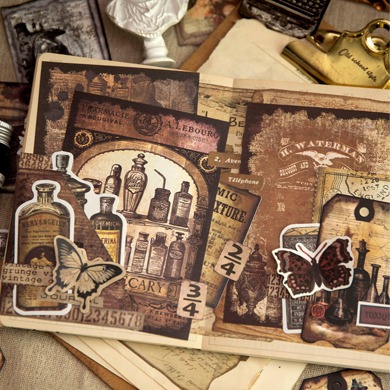 Game of the Times Vintage Scrapbooking Paper and Sticker for journaling and scrapbooking