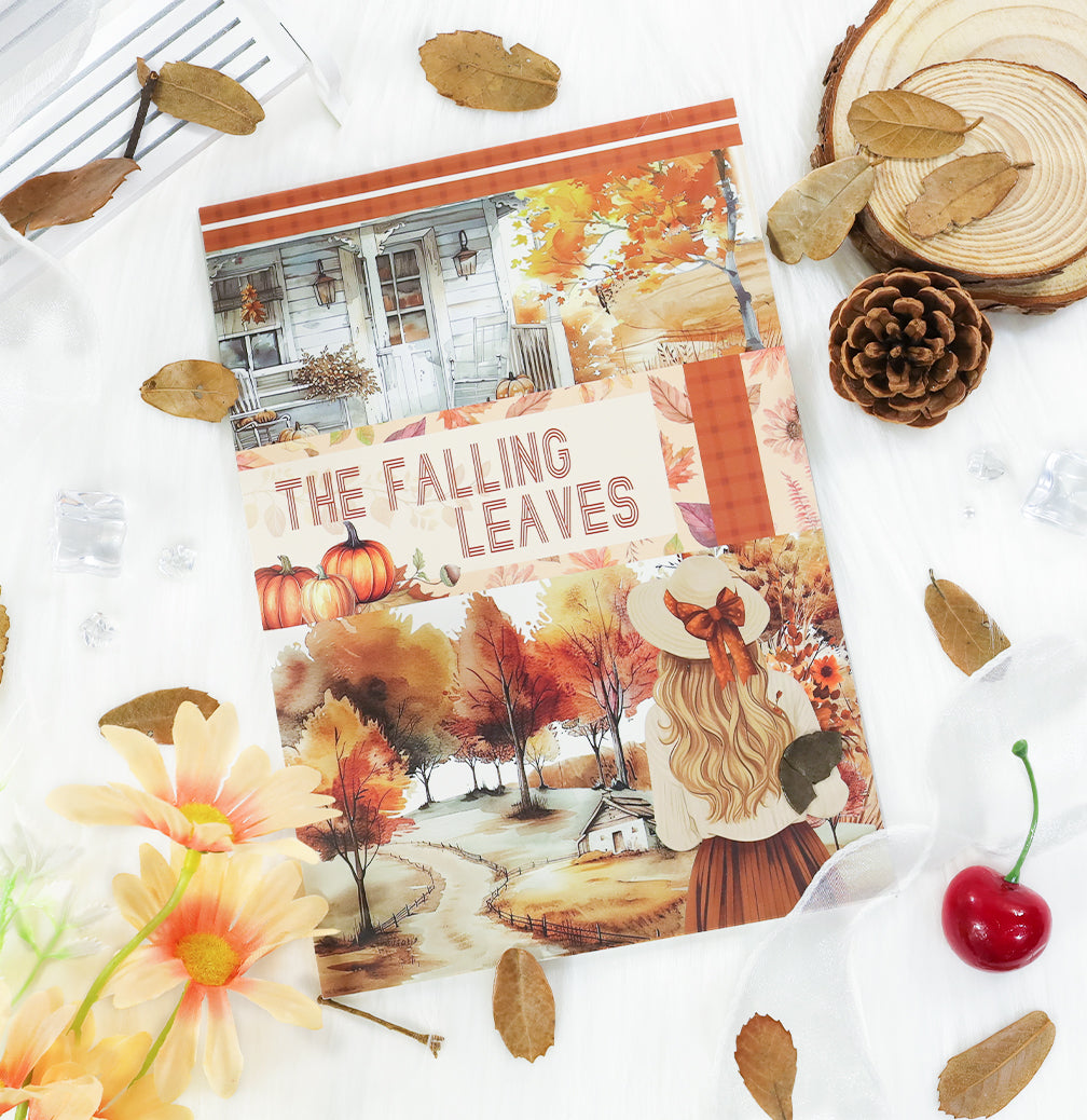 Vintage Sticker Book Vol.10 - The Falling Leaves