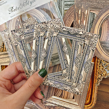 Retro Hollow Border Scrapbooking Paper