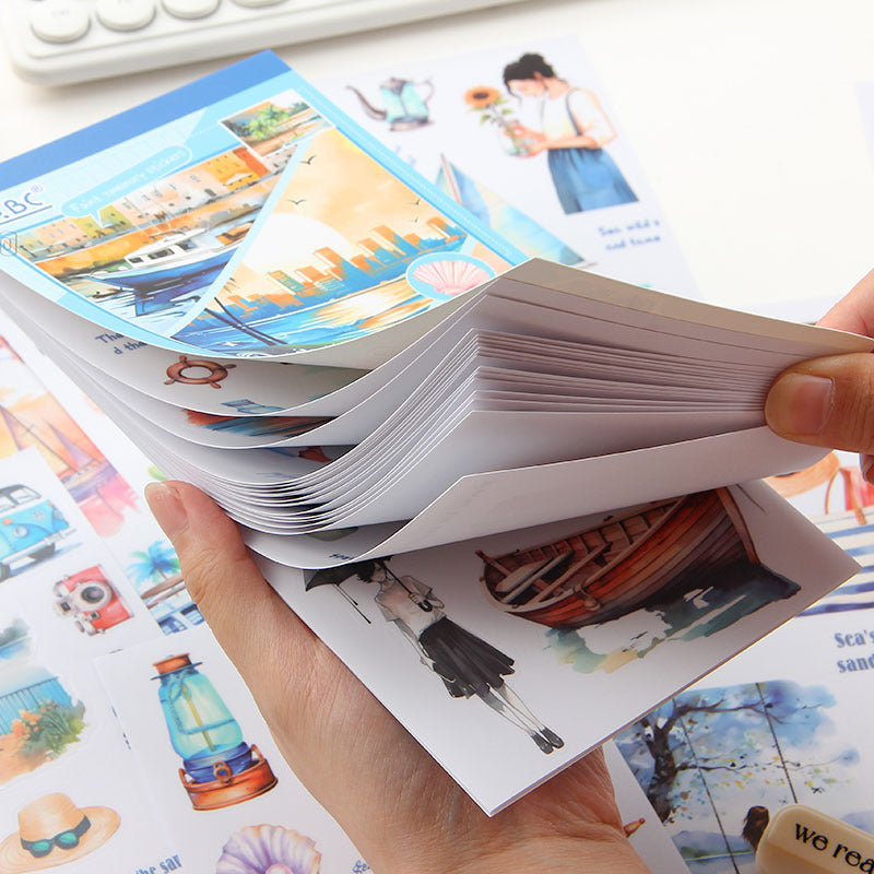 Hazy Memories Pre-cut Sticker Book