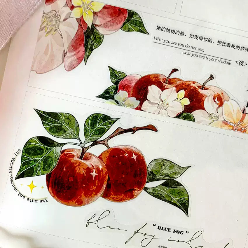 Red Apple PET/Washi Tape (5cm*140cm)