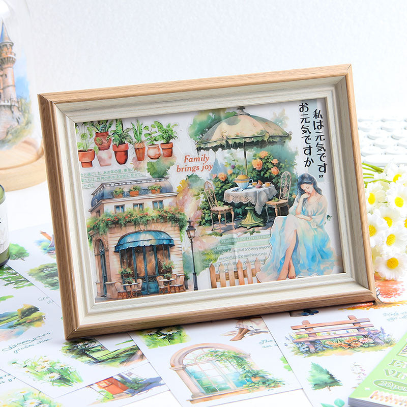 Hazy Memories Pre-cut Sticker Book