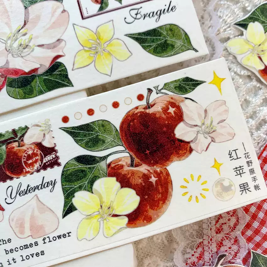 Red Apple PET/Washi Tape (5cm*140cm)