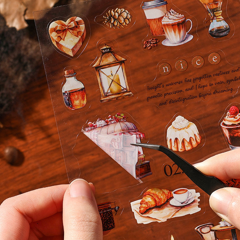 Grinding and Mellow PET Sticker