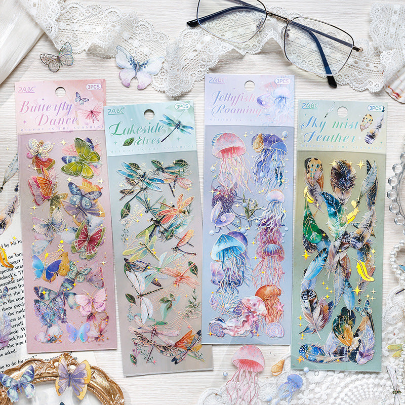 Inspirational wandering Pre-cut PET Sticker