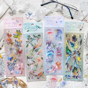 Inspirational wandering Pre-cut PET Sticker