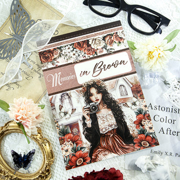 Vintage Sticker Book Vol.14 - Memories in Brown