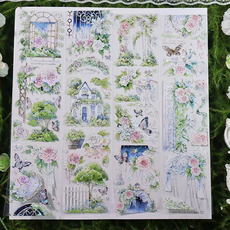 OKTM  Dreams Among Flowers PET Tape (6cm*100cm)