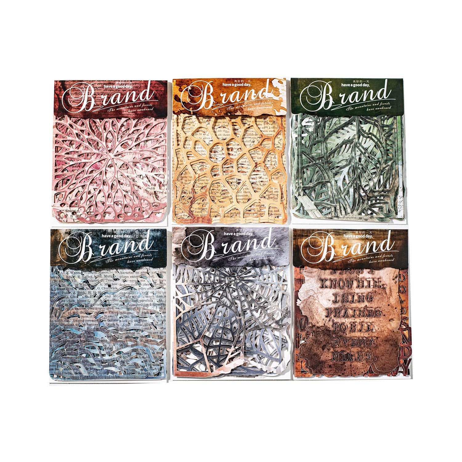 Branded Hollow-Cut Scrapbooking Paper