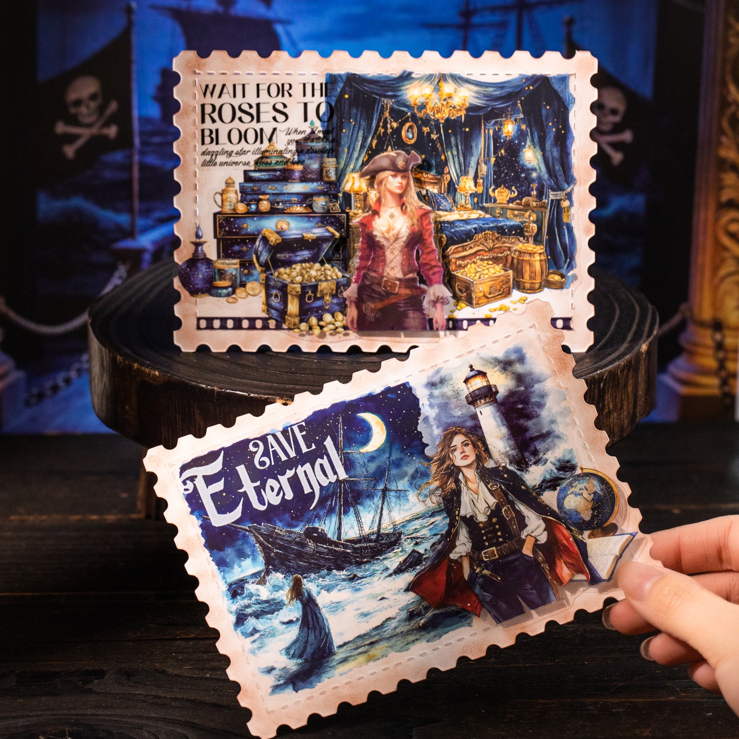 European Theatre PET Sticker Book for journaling and scrapbooking