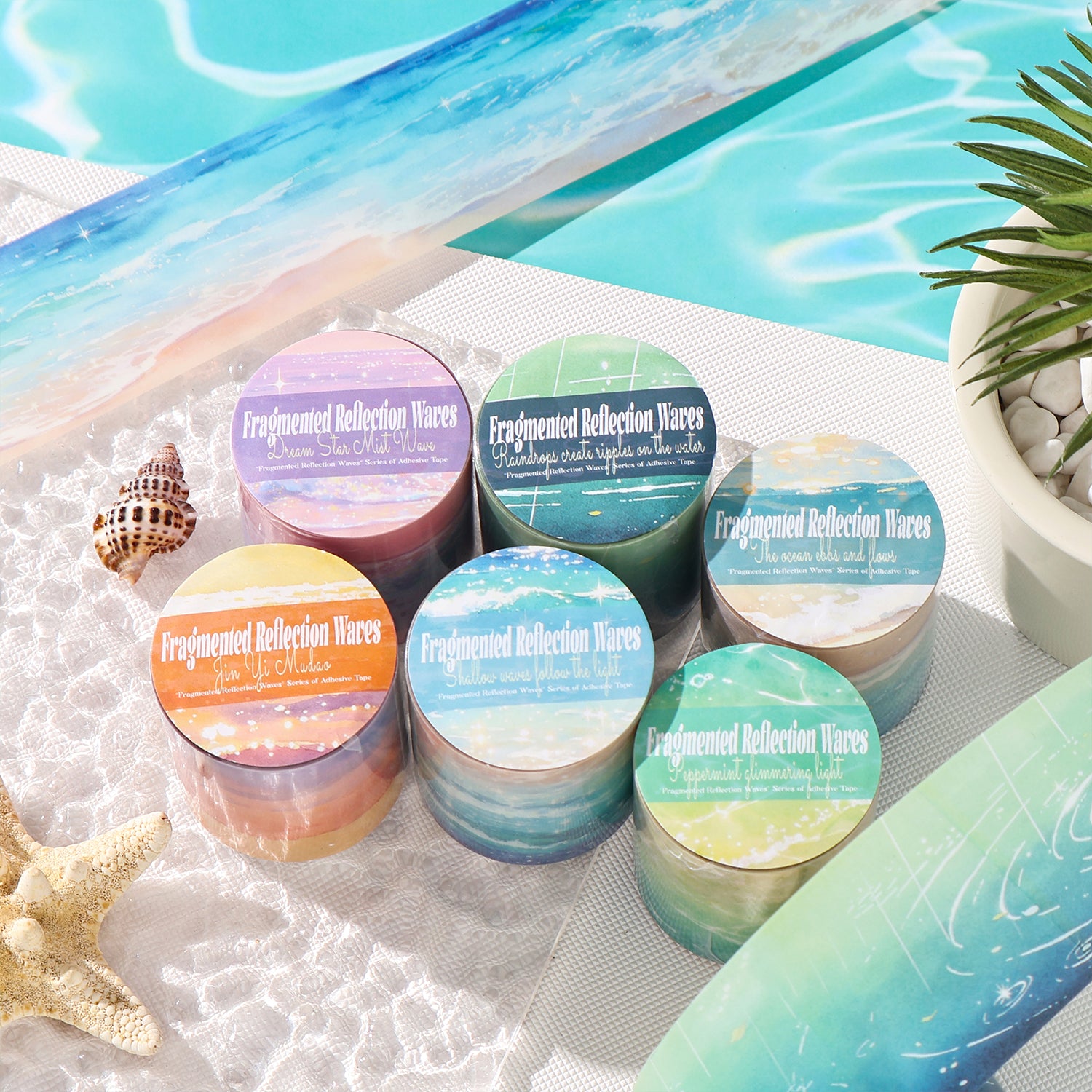 Ocean Waves PET Tape