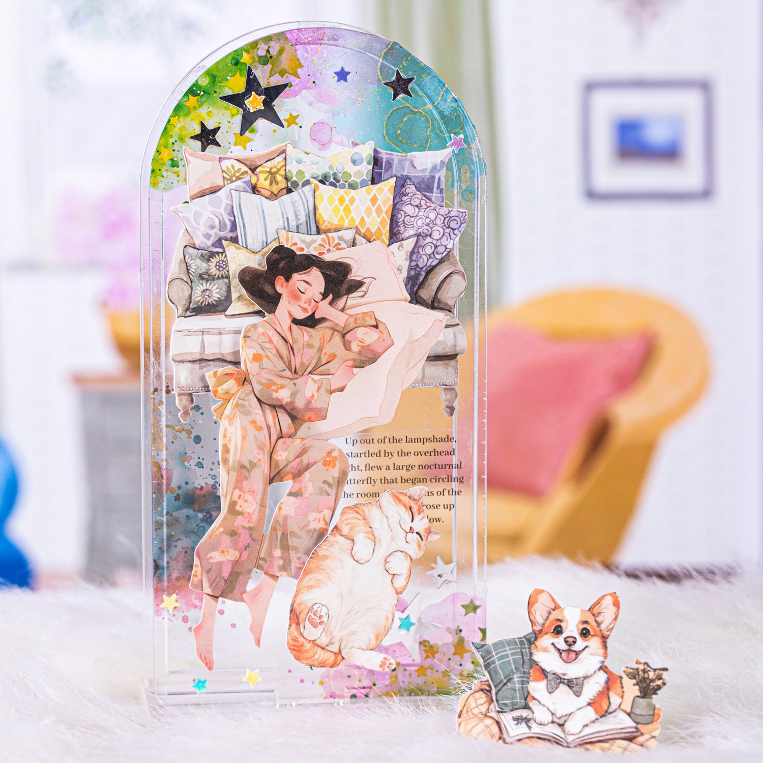 Lie Flat Plan Sticker