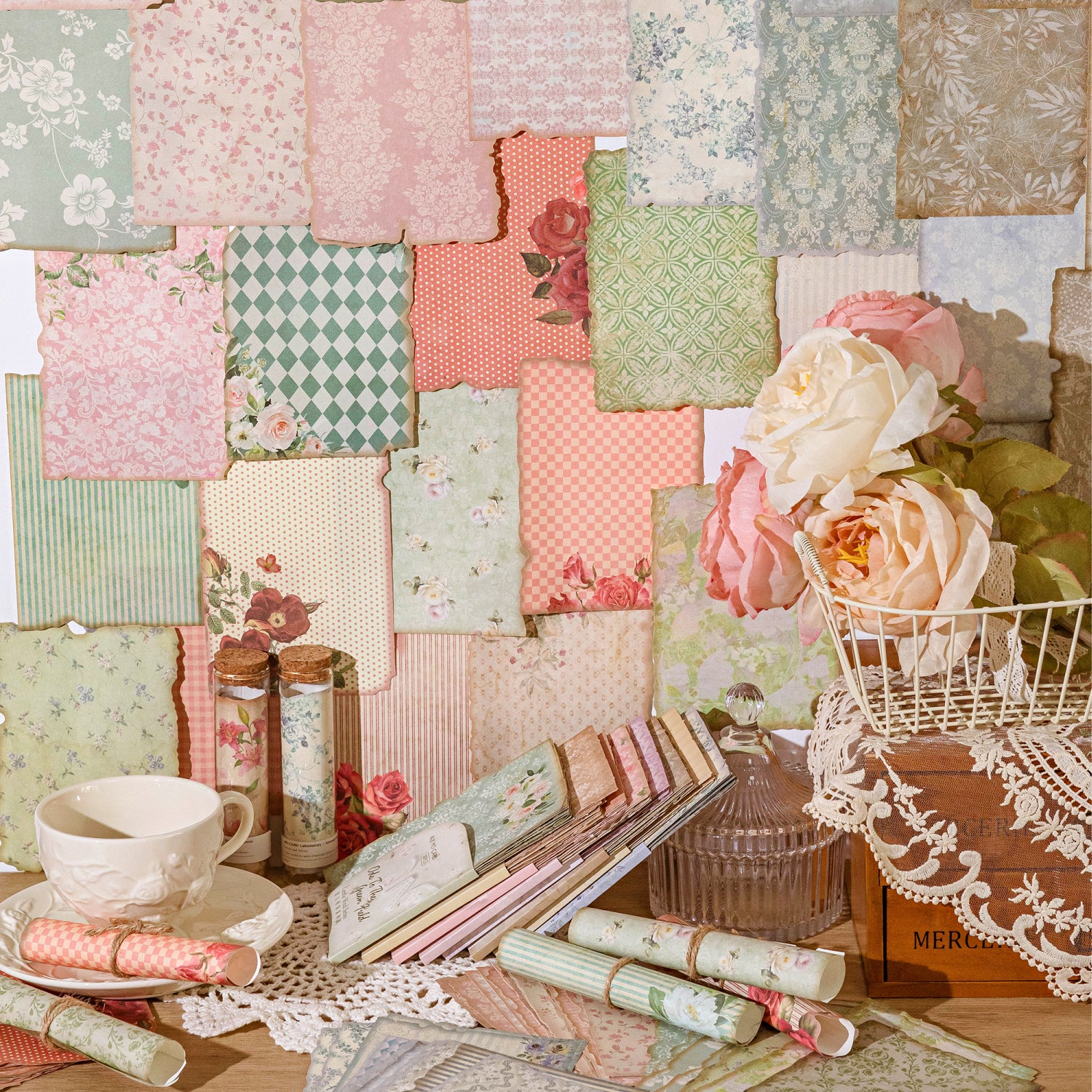 The Gentle Breeze Scrapbooking Paper decorative tape for journaling and scrapbooking