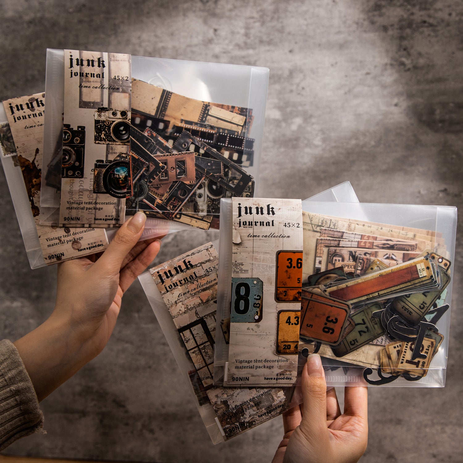 Time Collection Sticker and Paper