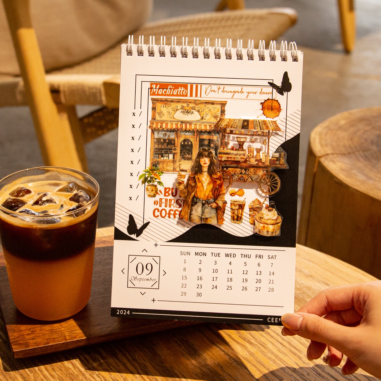 Coffee Weekly Pre-cut Sticker Book