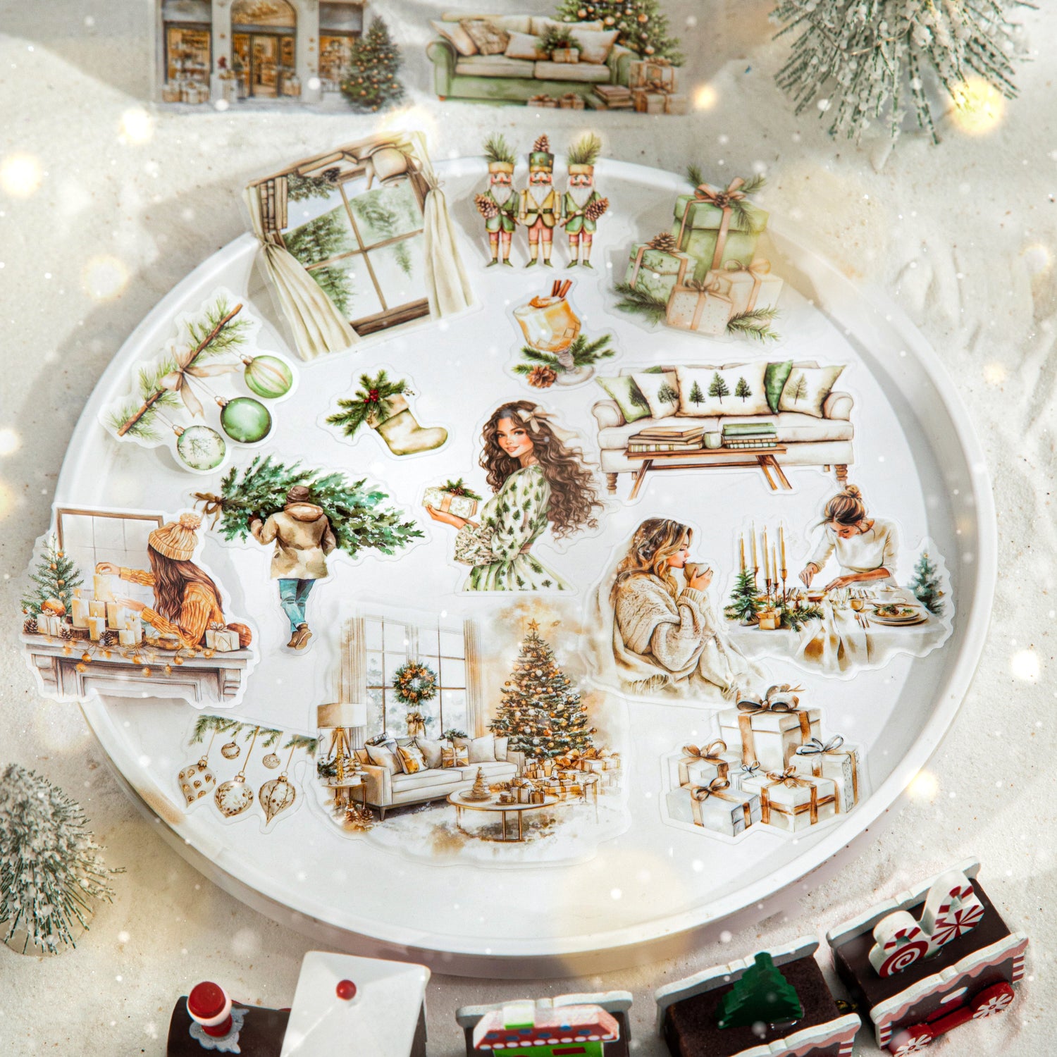 Spend Christmas Together PET Sticker