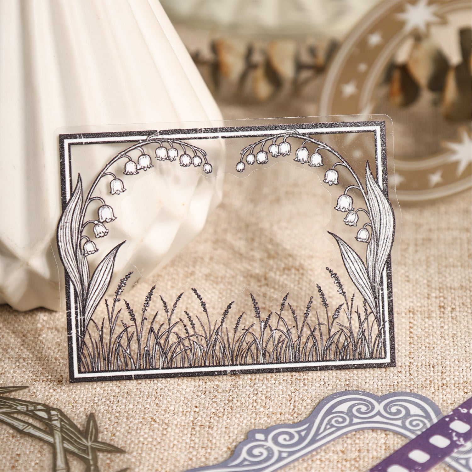 Lace Vintage Frame Sticker