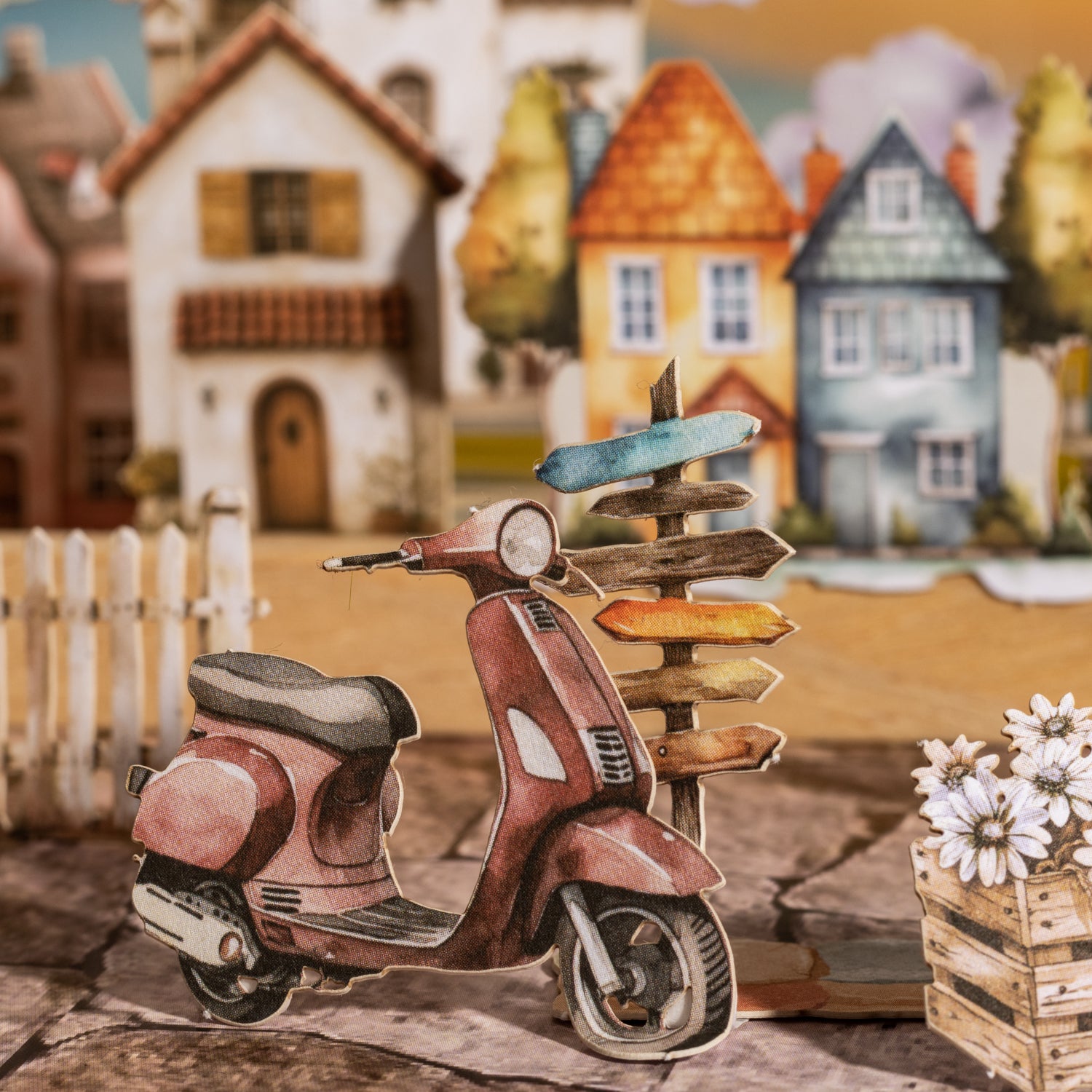 Time Cabin Paper Sticker