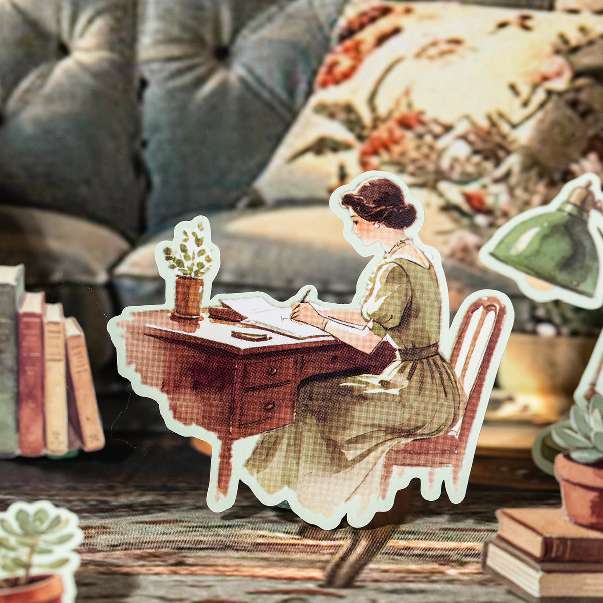 Old Scenery Time Collection Vintage Sticker Book