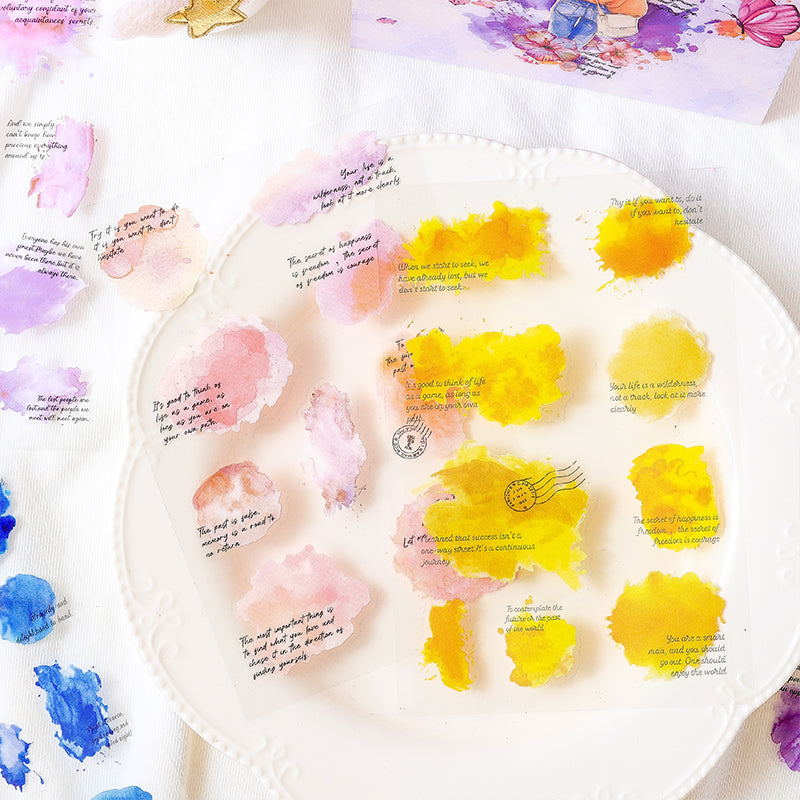 Rosy Clouds Series PET Sticker