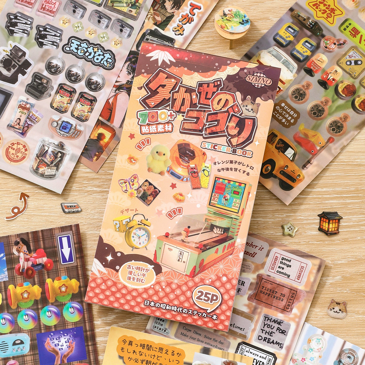 Japanese Lifestyle Aesthetics Pre-cut Sticker Book