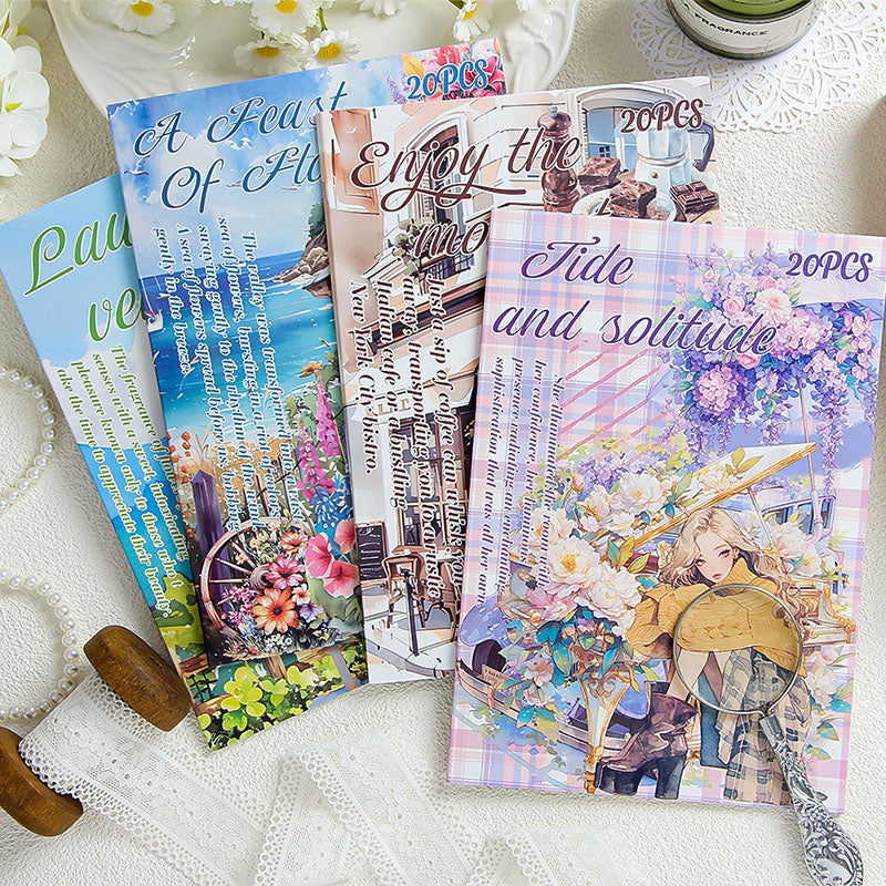 The land is full of orchids Pre-cut Sticker Book