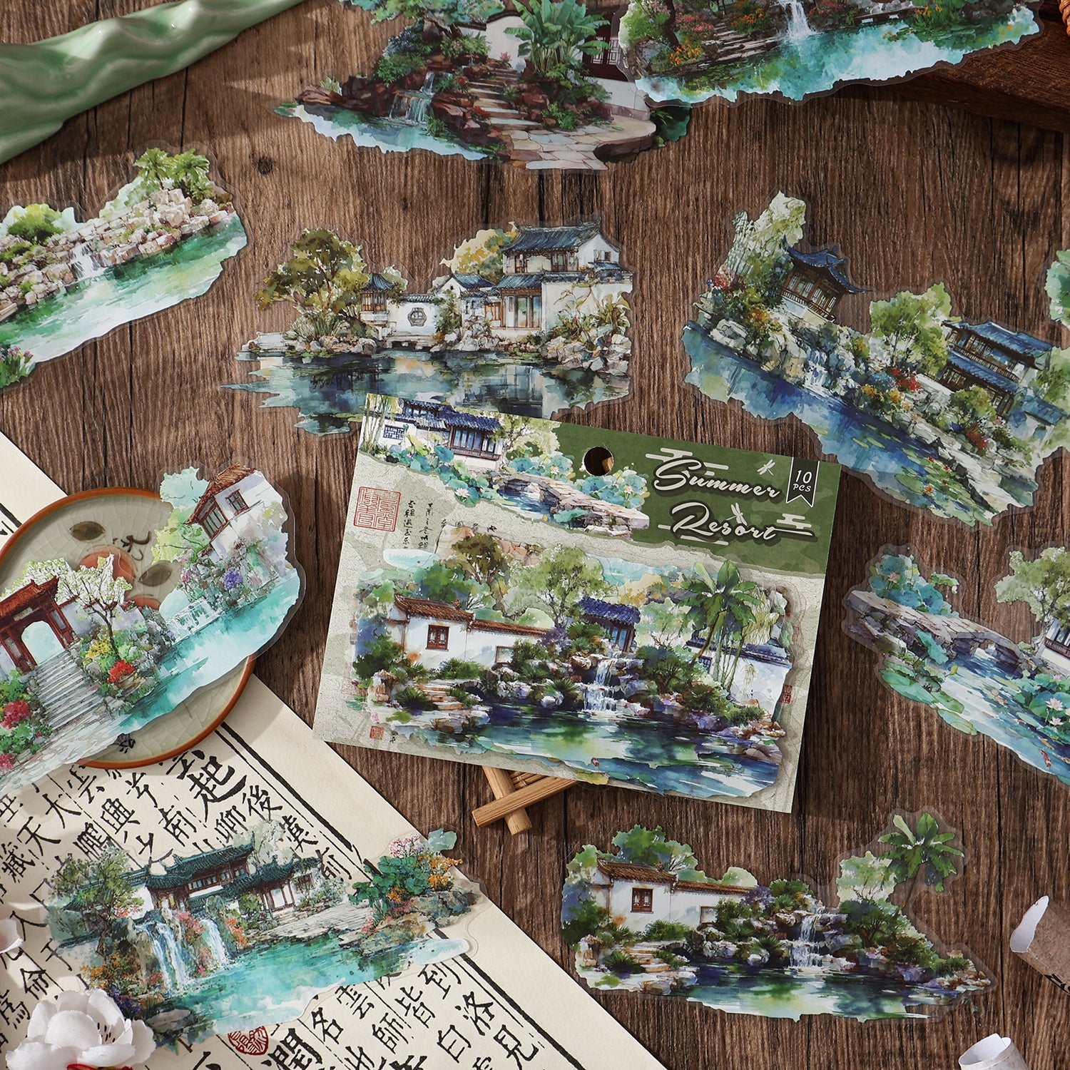 Cloud Court of Ten Provinces PET Sticker