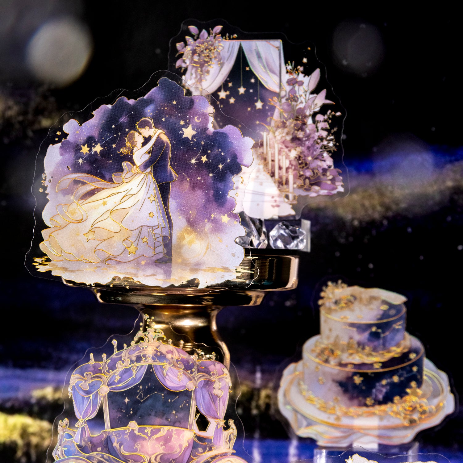 Glimmer of a Dream Starry Sky Theme PET Sticker