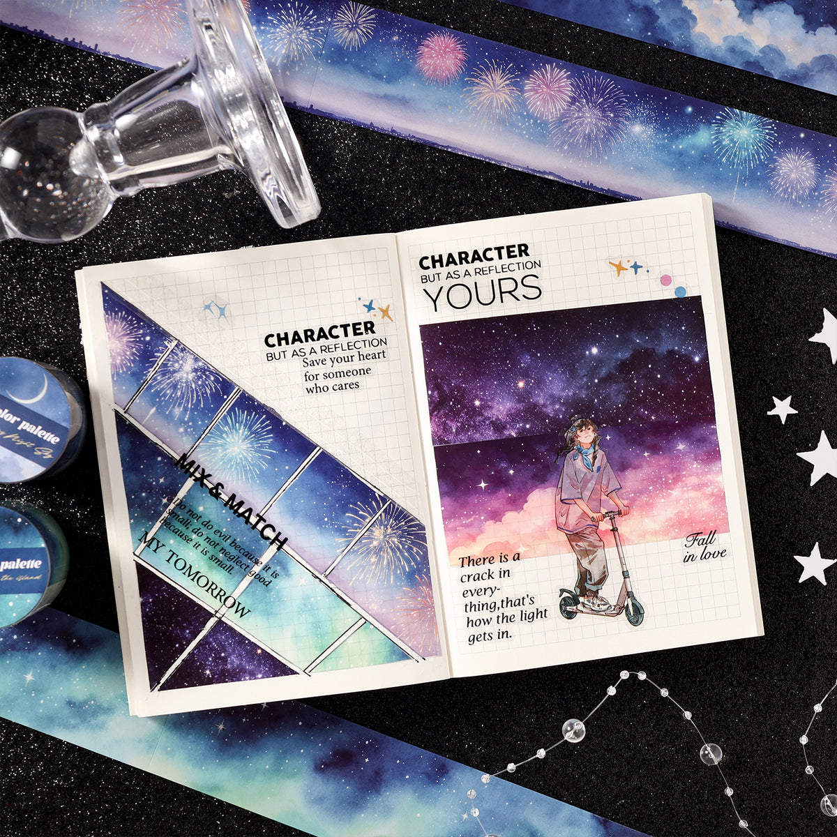 Night Sky Palette Landscape PET Tape