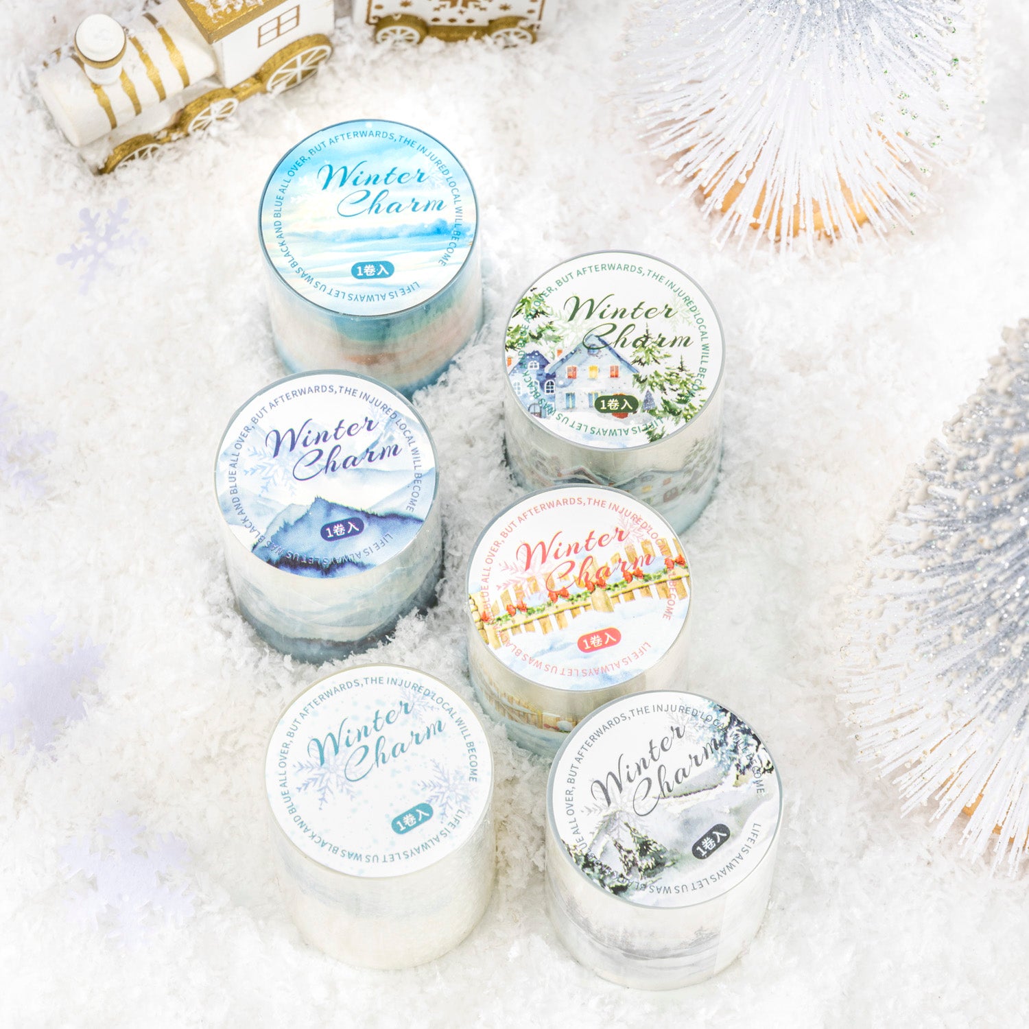 Peace in Winter Rhyme PET Tape