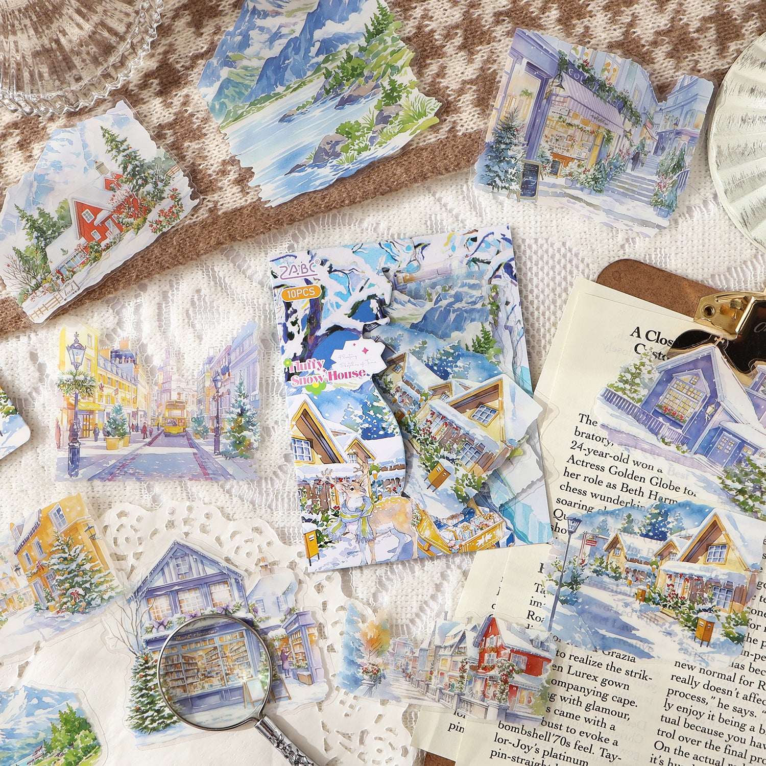 Light Sketch of Seasons PET Sticker