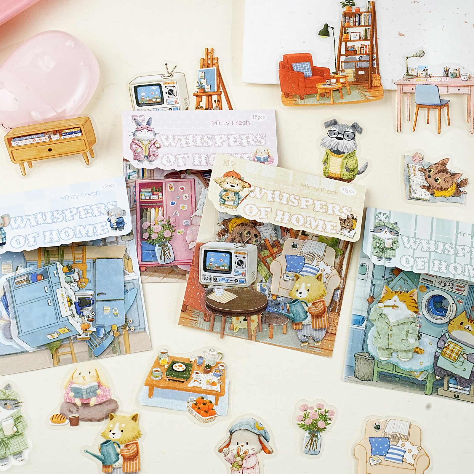 Whispers of the Home Sticker for journaling and scrapbooking