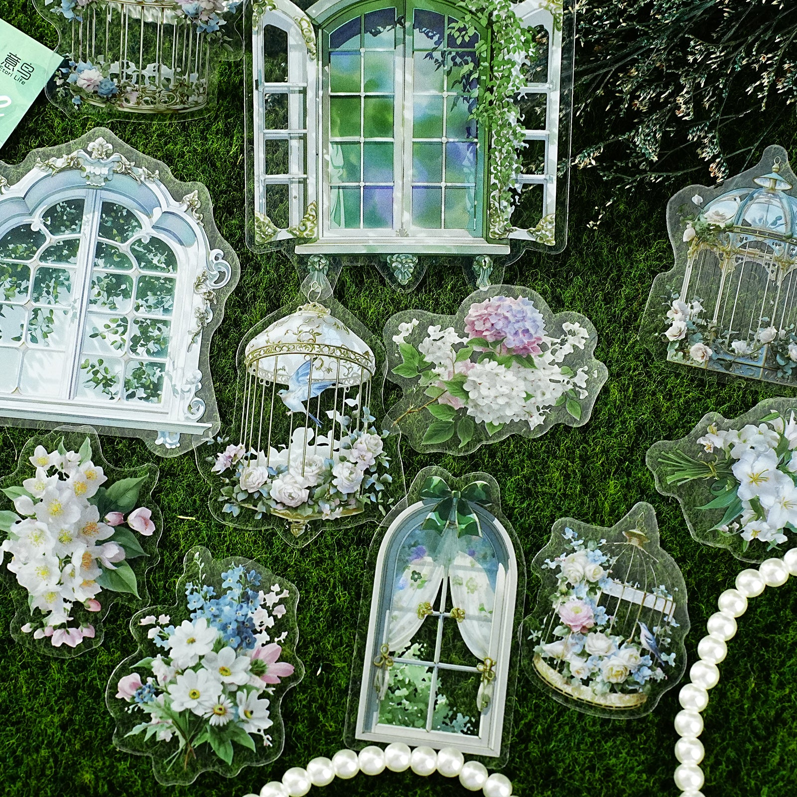 Flower Praise Series PET Sticker