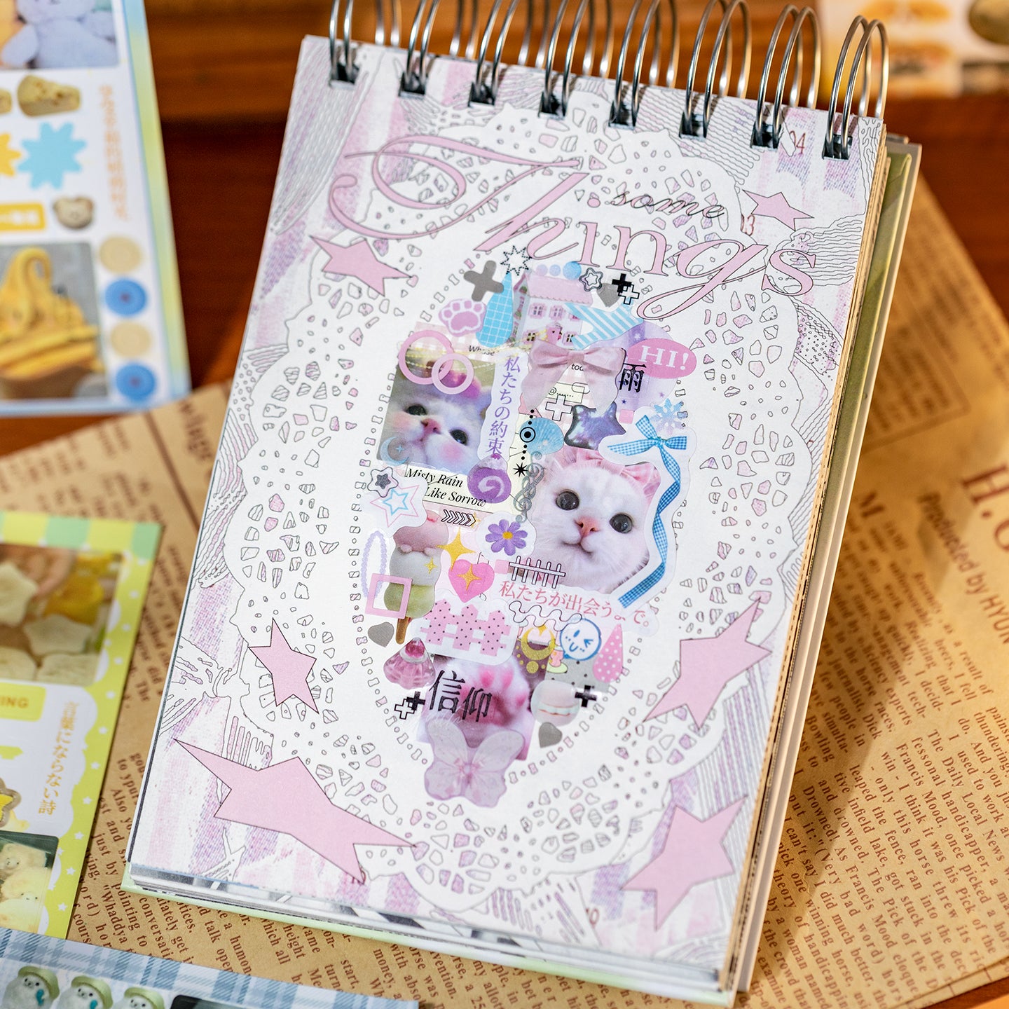 A Lovely World Pre-cut Sticker Book