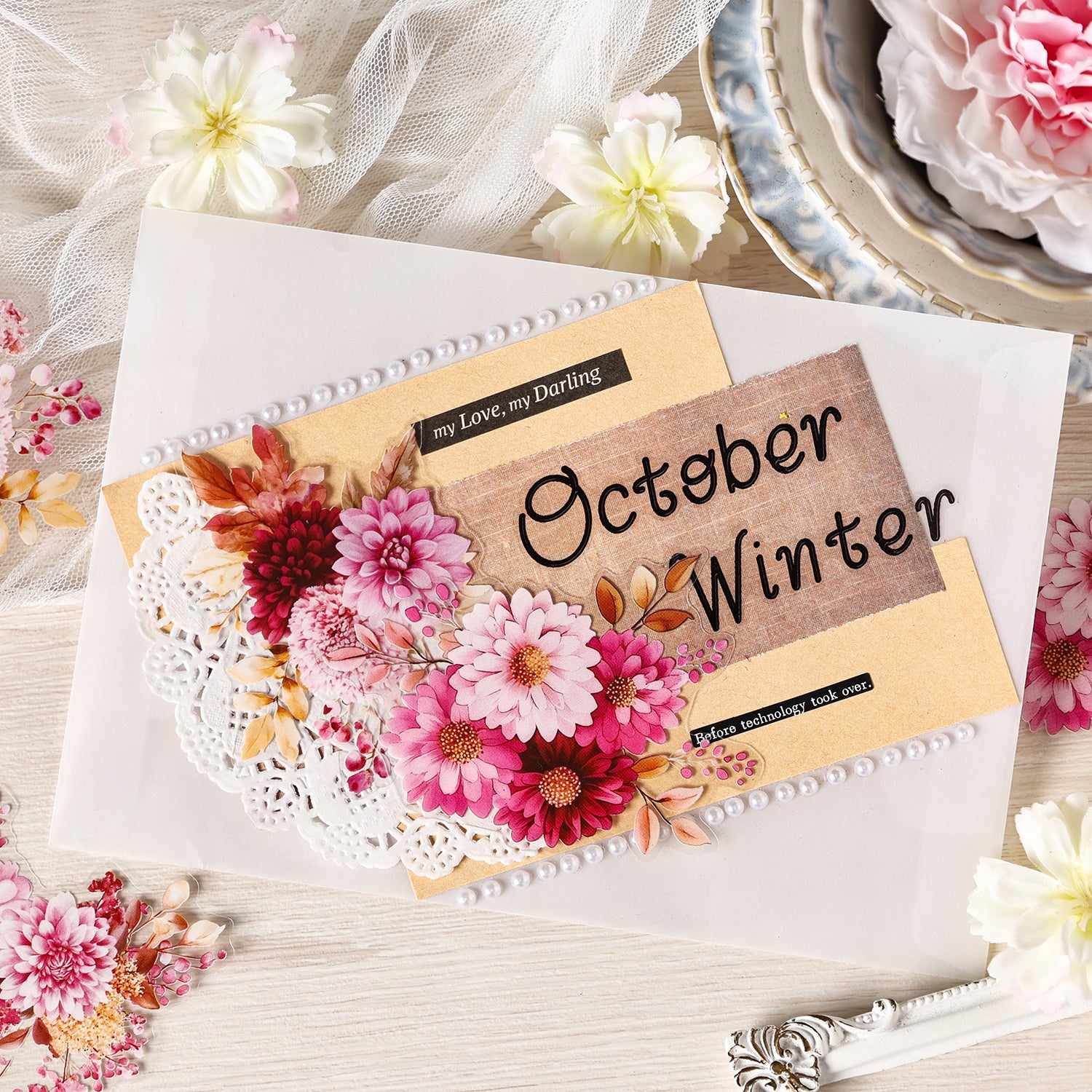 Flowering Branch PET Sticker