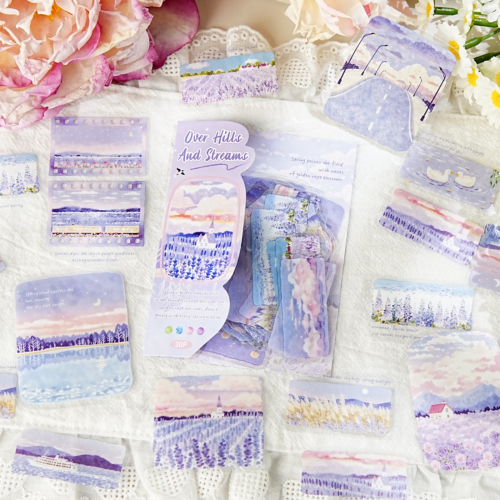 Having Traversed Mountains and Rivers PET Sticker for journaling and scrapbooking