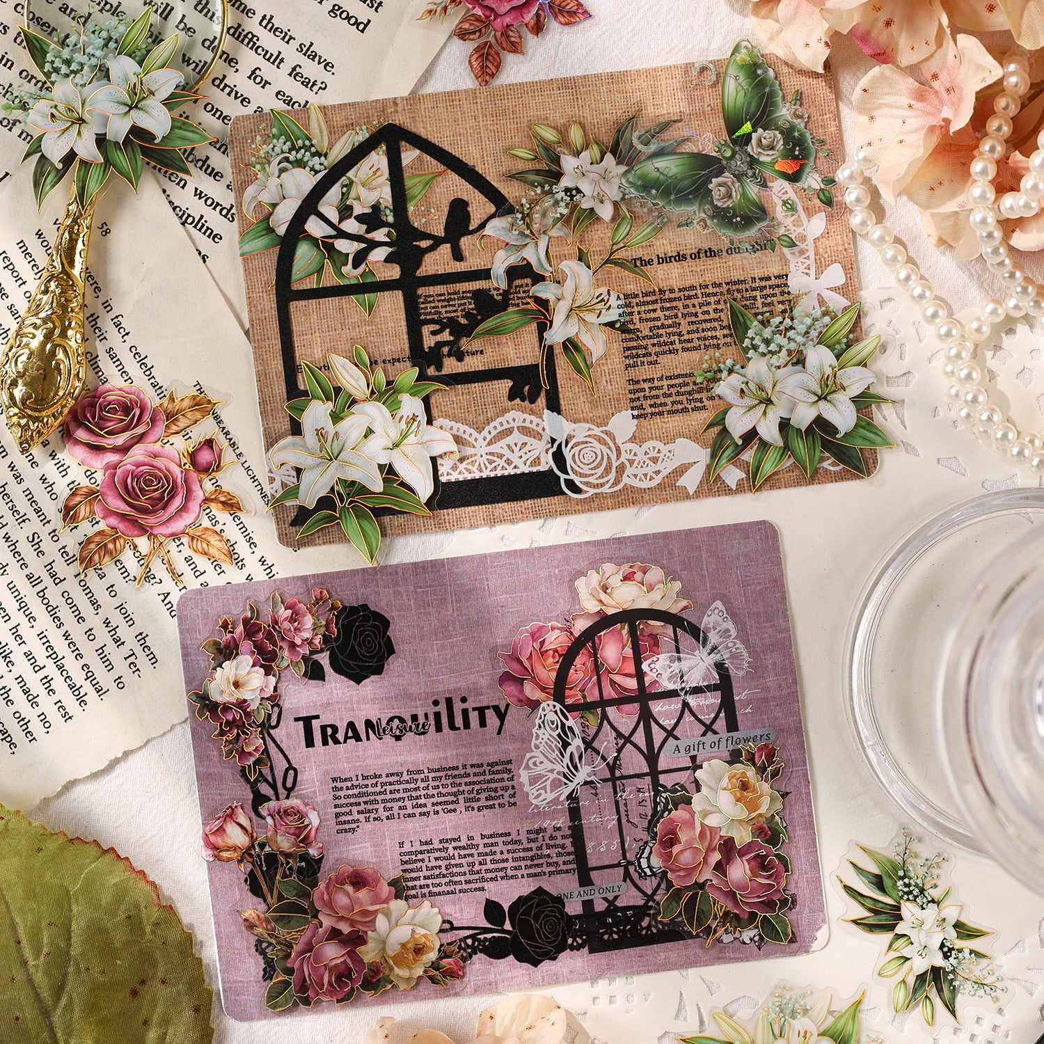 Dreamlike Sea of Flowers Sticker