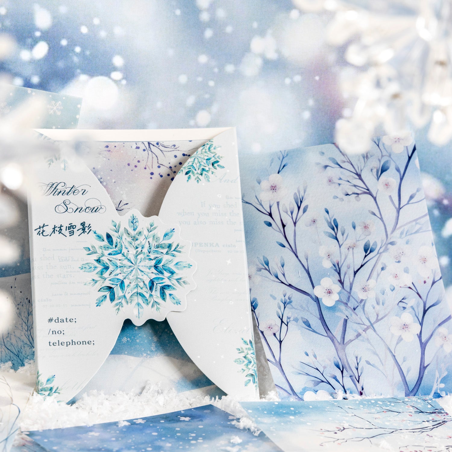 A Snow in Winter PET Sticker