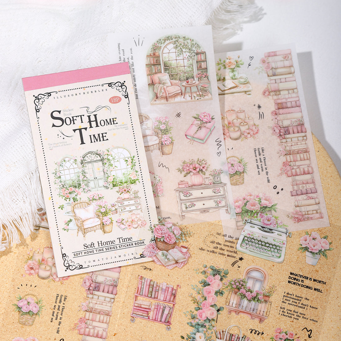 Soft Home Time Sticker Book