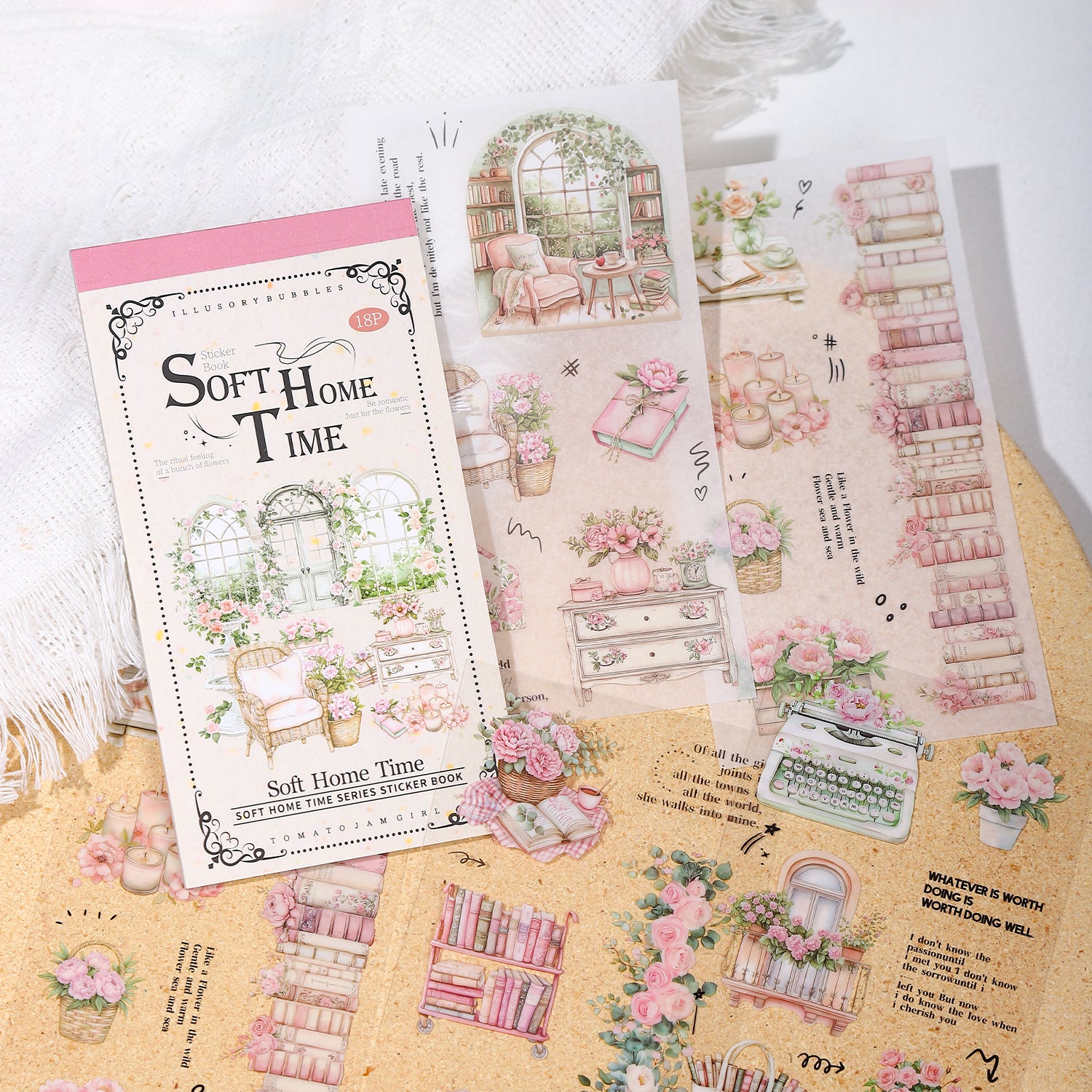 Soft Home Time Sticker Book