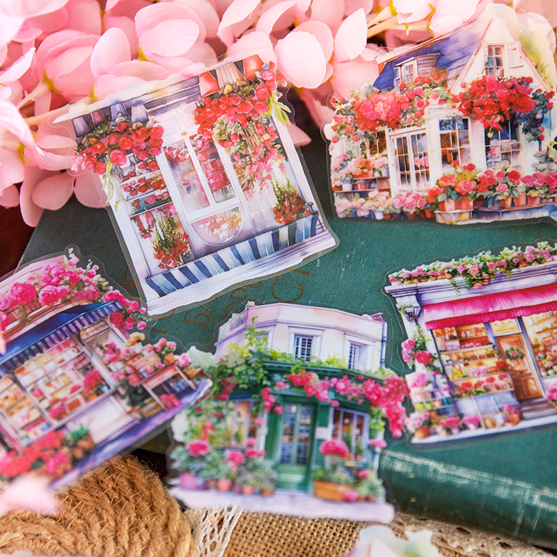 The flower shop PET Sticker