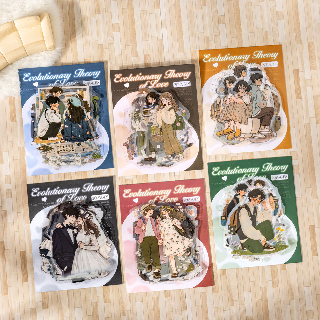 Evolution of Love PET Sticker