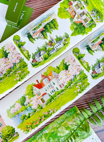 【NEW Studio】Southern Style Manor Landscaping Tape