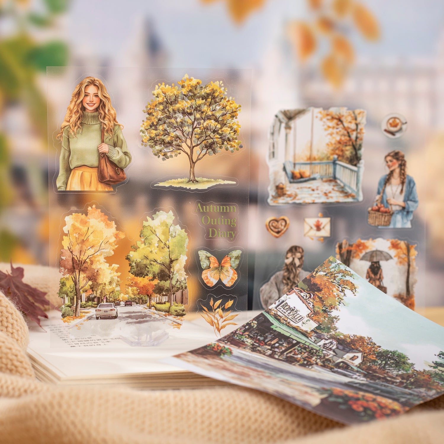 Paris's Autumn Sticker Book