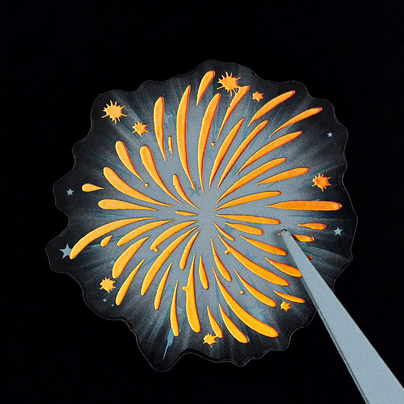 Fluorescent Night Language PET Sticker