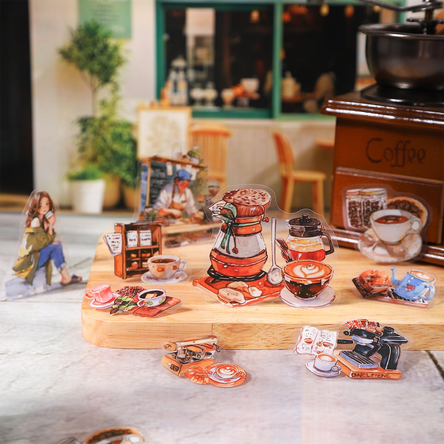 Coffee Memory PET Sticker