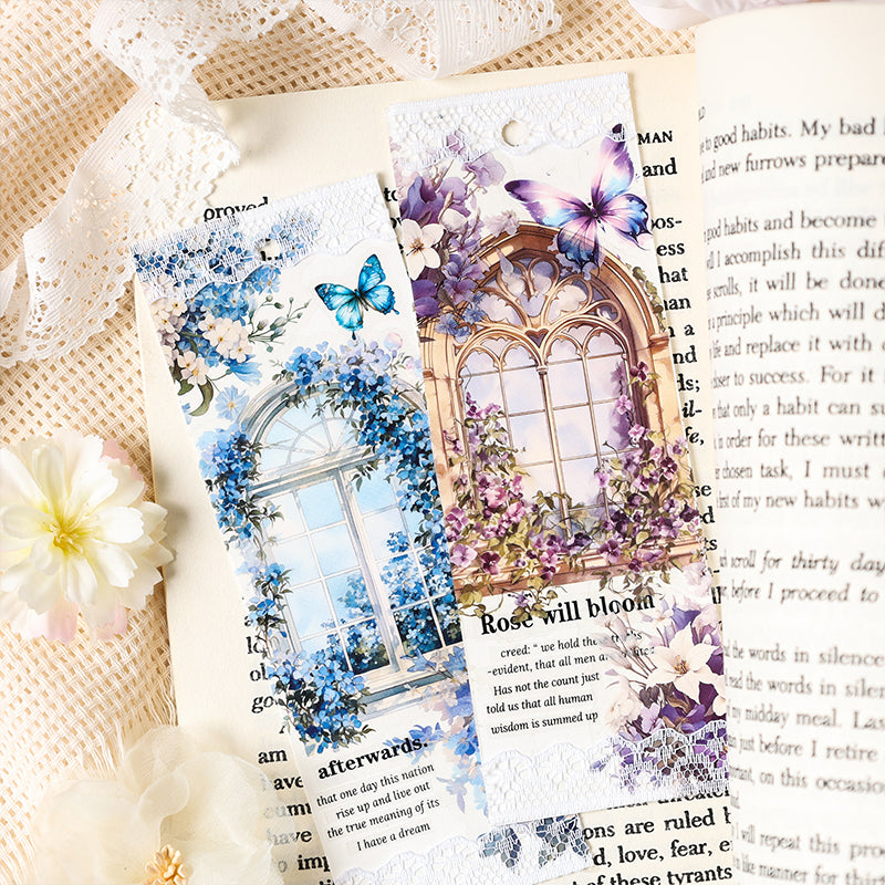 Flower Window Dream PET Sticker