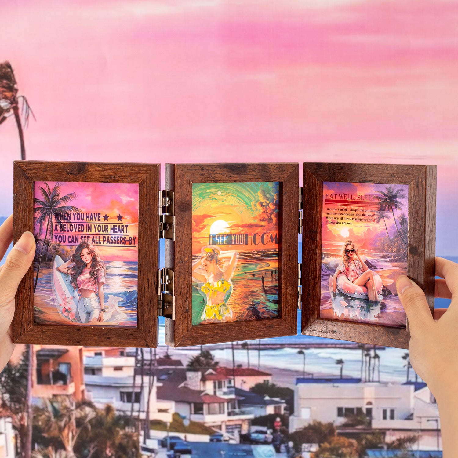 Sunset in California PET Sticker