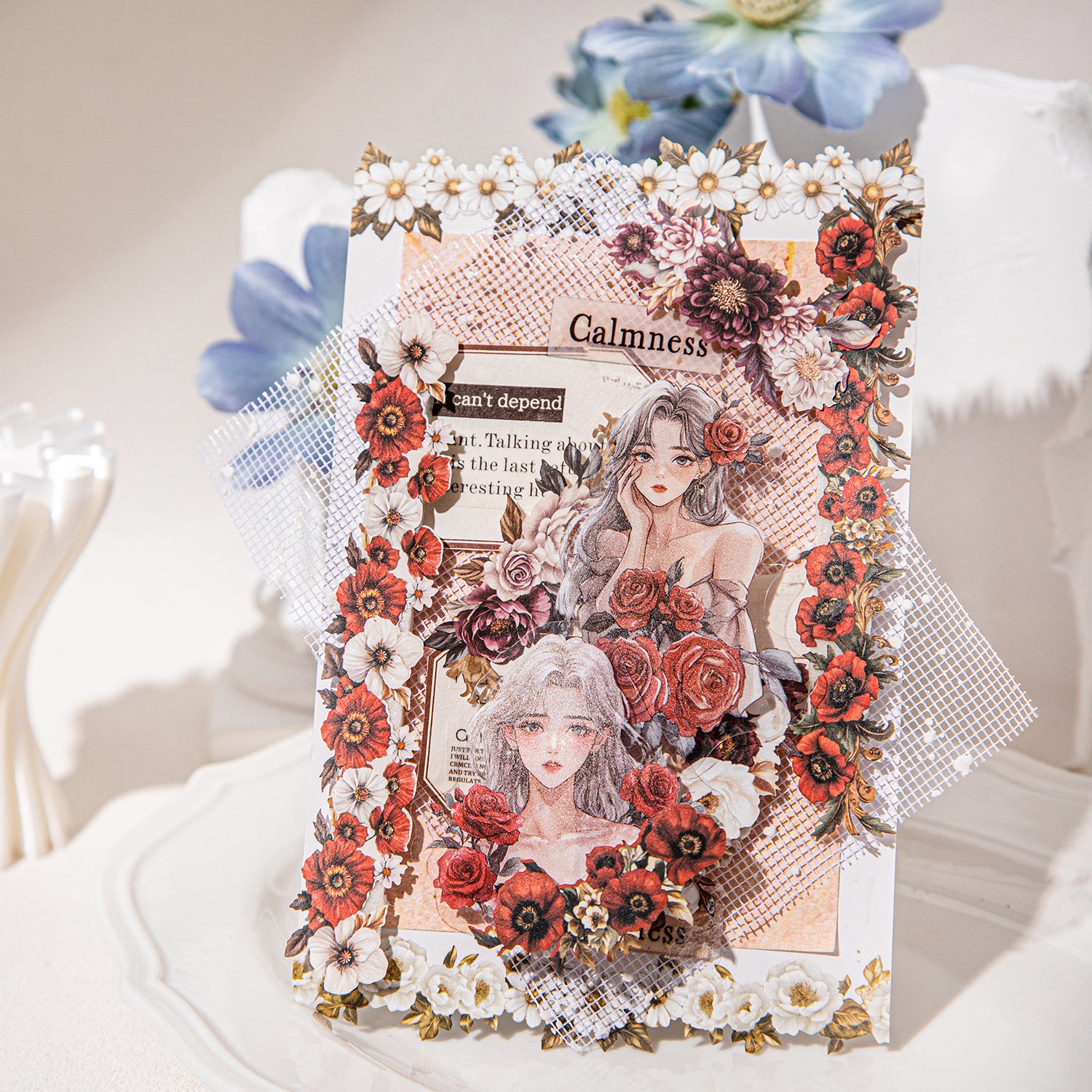 Flowing Flower Corridor Sticker